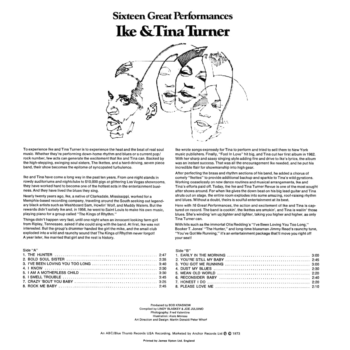 Ike & Tina Turner - 16 Great Performances - Album