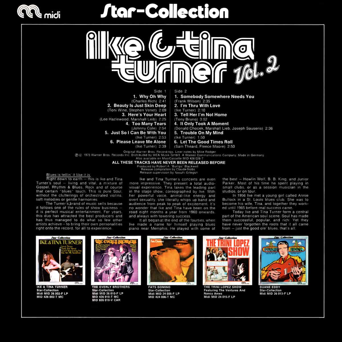 Ike & Tina Turner - Star Collection Vol. 2 - Album