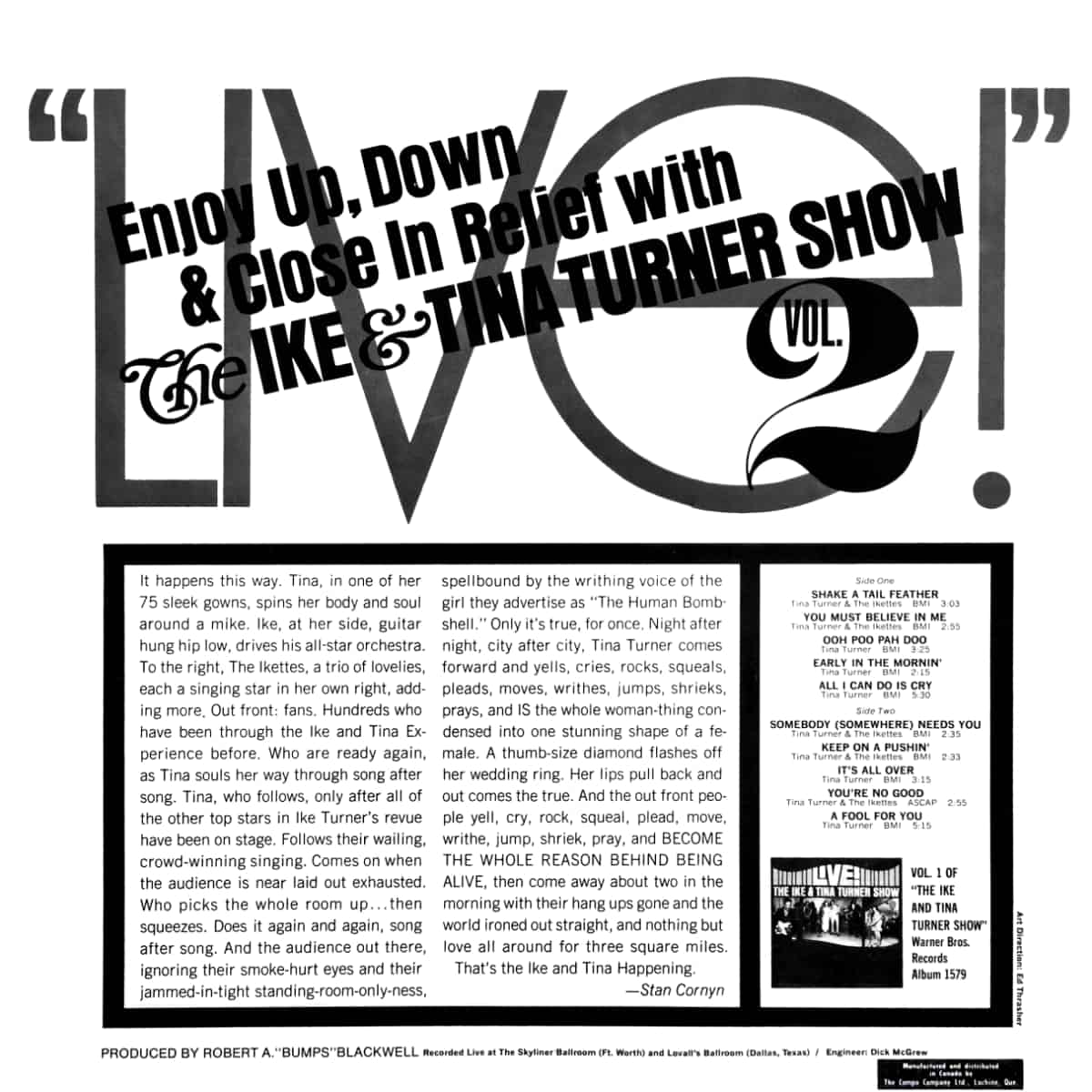Ike & Tina Turner - The Ike & Tina Turner Show (Vol. 2) - Album