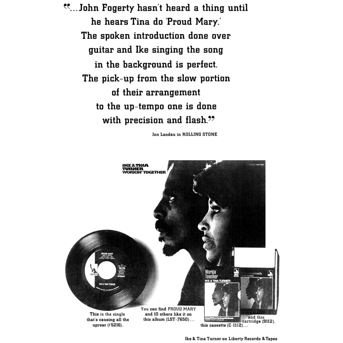 Ike & Tina Turner - Workin' Together - Promo
