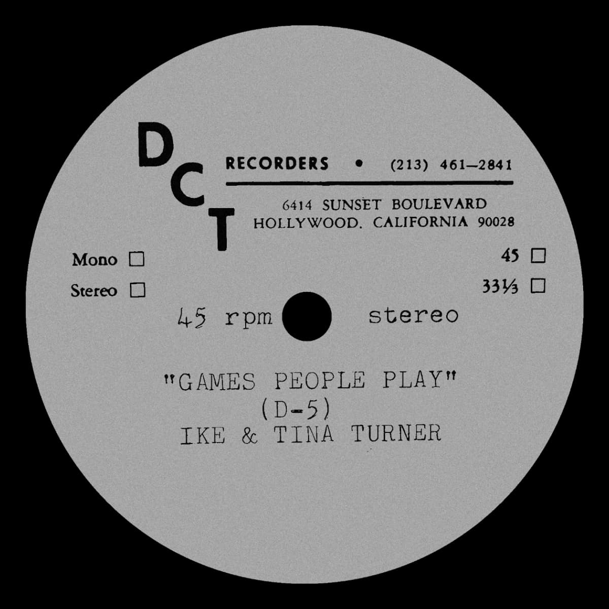 Ike & Tina Turner - Games People Play - Promo