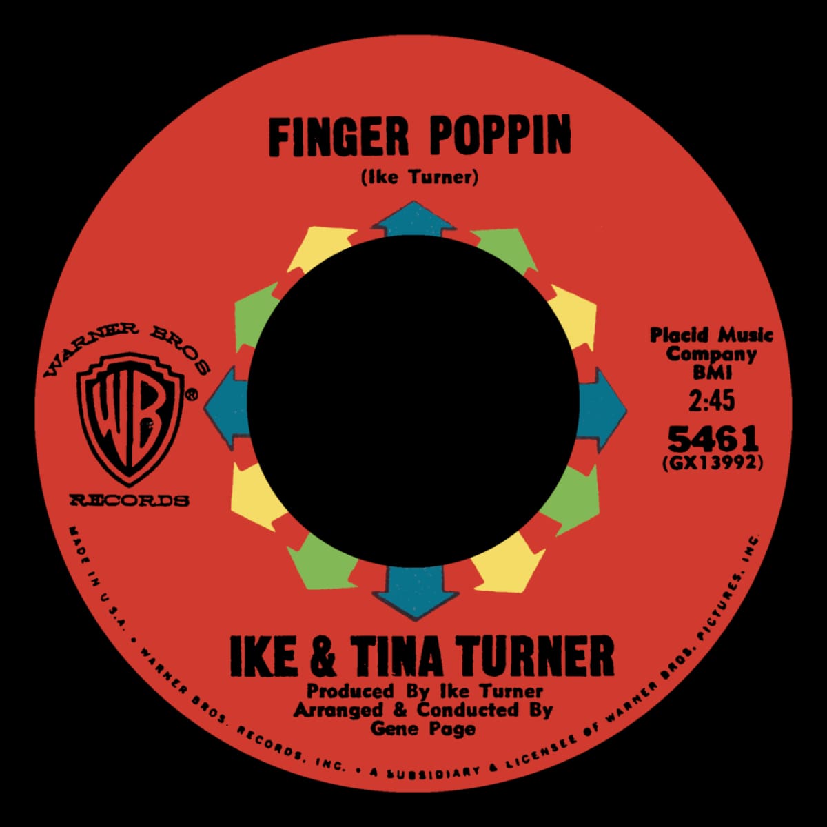 Ike & Tina Turner - Finger Poppin' - Single