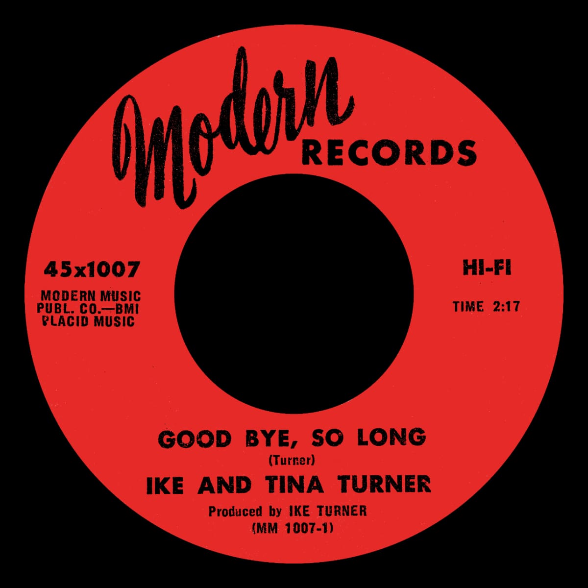 Ike & Tina Turner - Goodbye So Long - Single