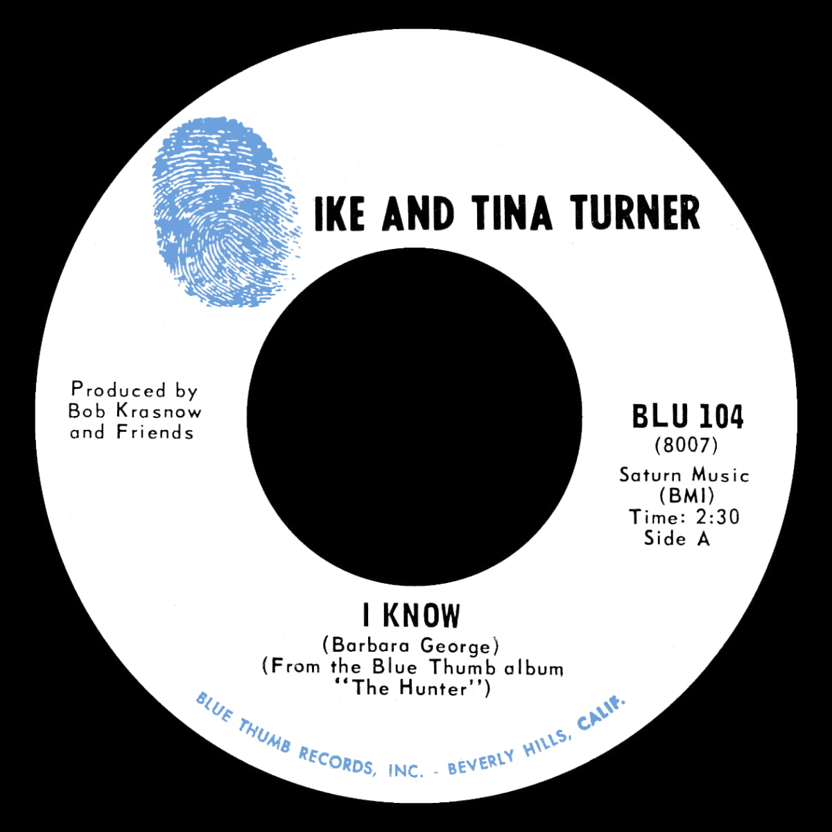 Ike & Tina Turner - I Know - Single