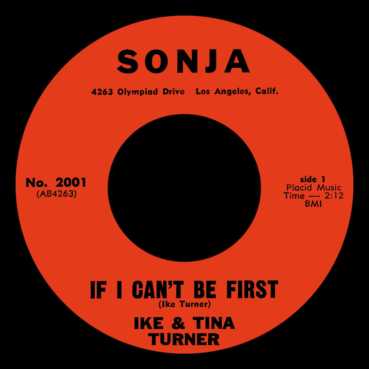 Ike & Tina Turner - If I Can’t Be First - Single