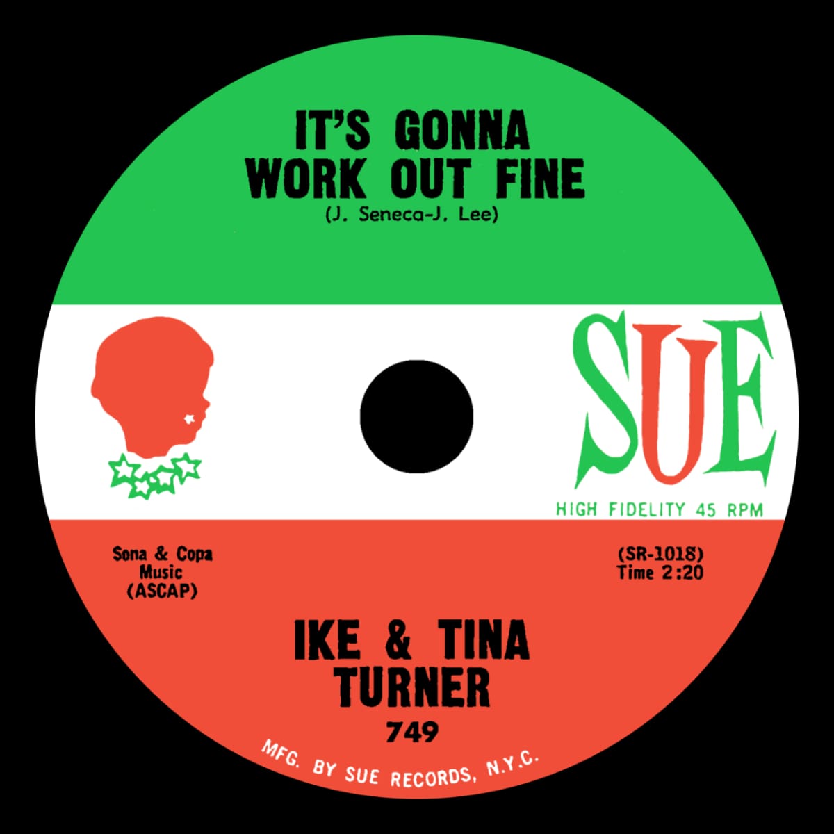Ike & Tina Turner - It's Gonna Work Out Fine - Single