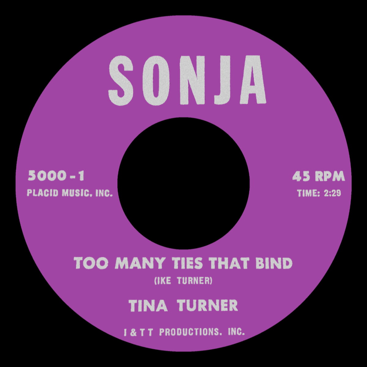 Ike & Tina Turner - Too Many Ties That Bind - Single