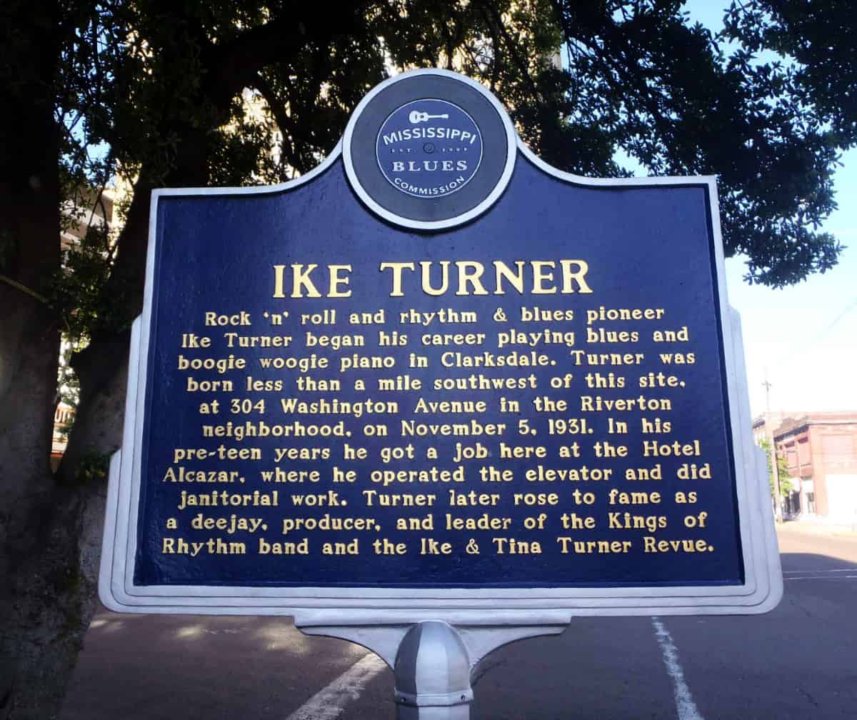Ike Turner - Clarksdale Walk of Fame - Award
