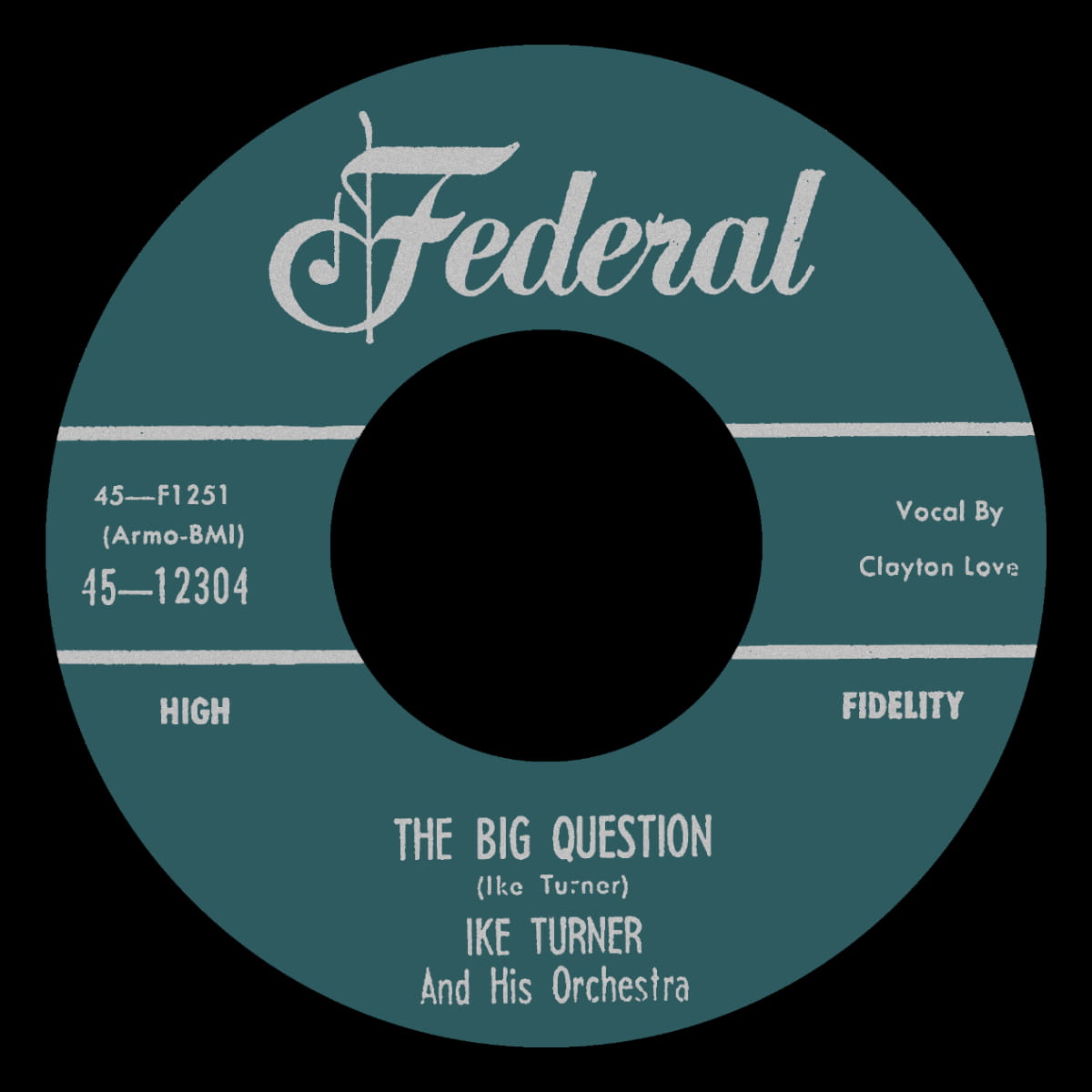 Ike Turner - The Big Question - Single