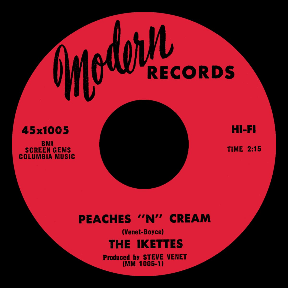 The Ikettes - Peaches 'N' Cream - Single