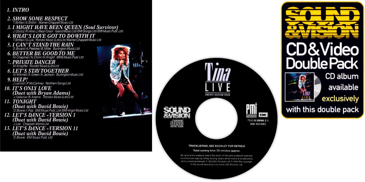 Tina Turner - Private Dancer Tour - Album