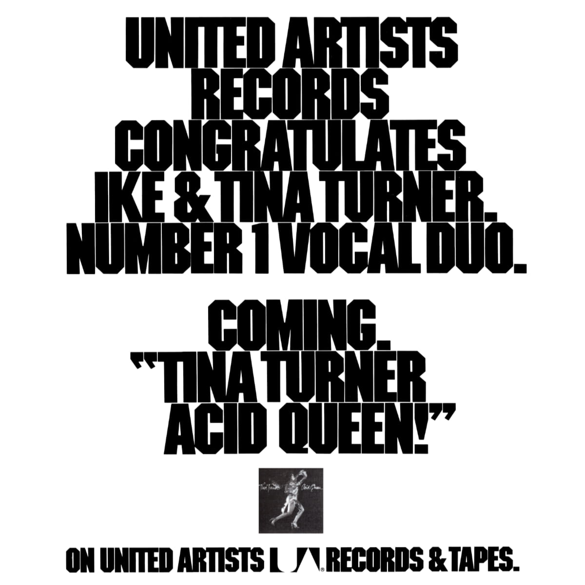 Tina Turner - Acid Queen - Promo