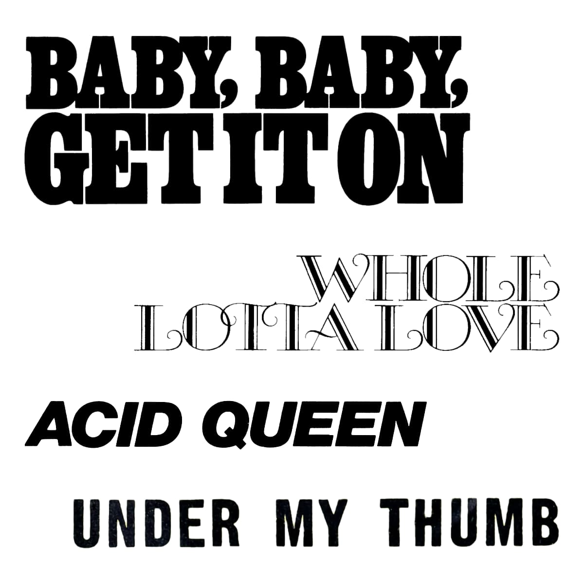 Tina Turner - Acid Queen - Singles