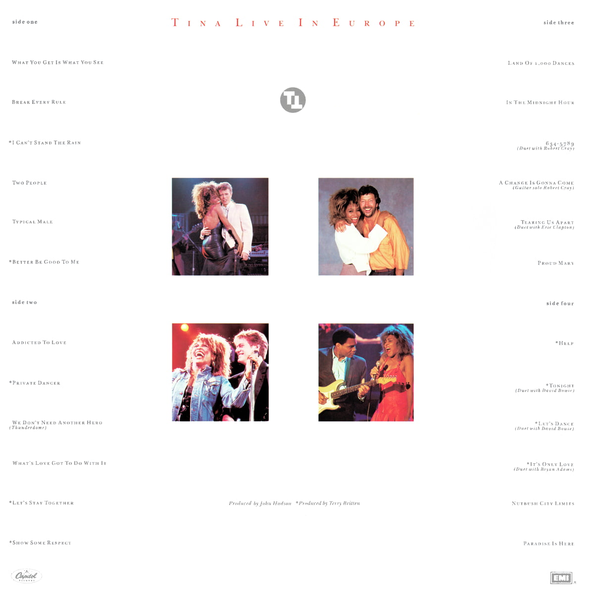 Tina Turner - Live In Europe - Album