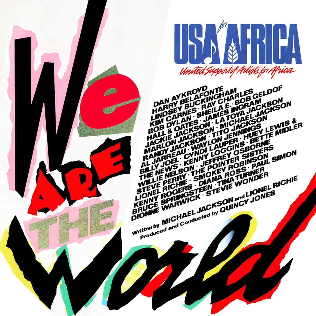 Tina Turner & USA For Africa - We Are The World - Single