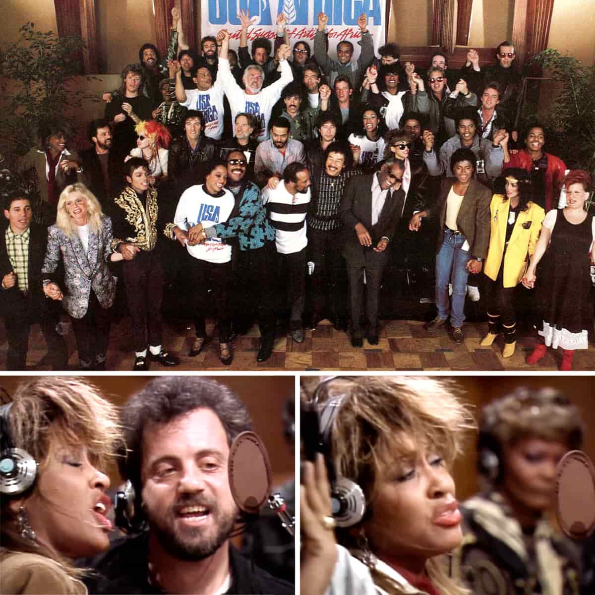 Tina Turner & USA For Africa - We Are The World - Music Video