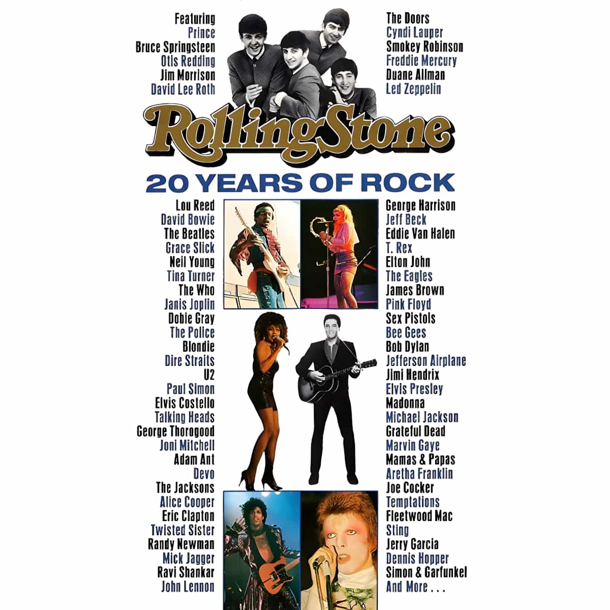Tina Turner - Rolling Stone (20 Years of Rock) - Video