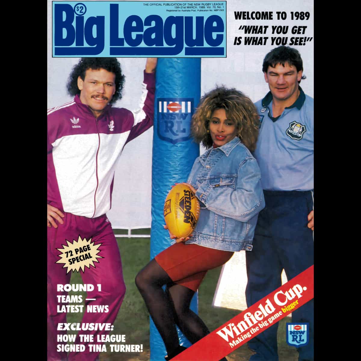 Tina Turner - Big League - Magazine