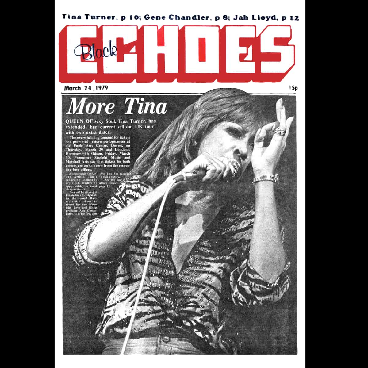 Tina Turner - Black Echoes - Magazine