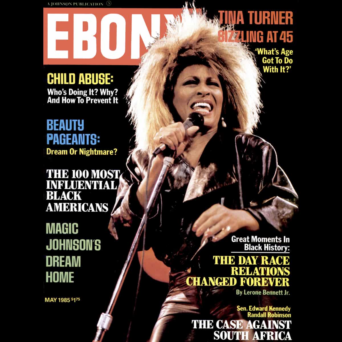 Tina Turner - Ebony - Magazine