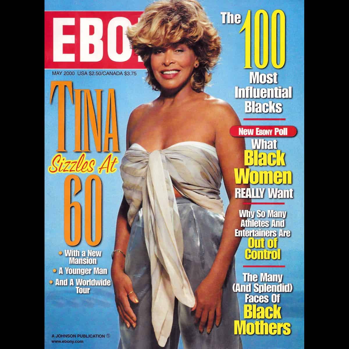 Tina Turner - Ebony - Magazine