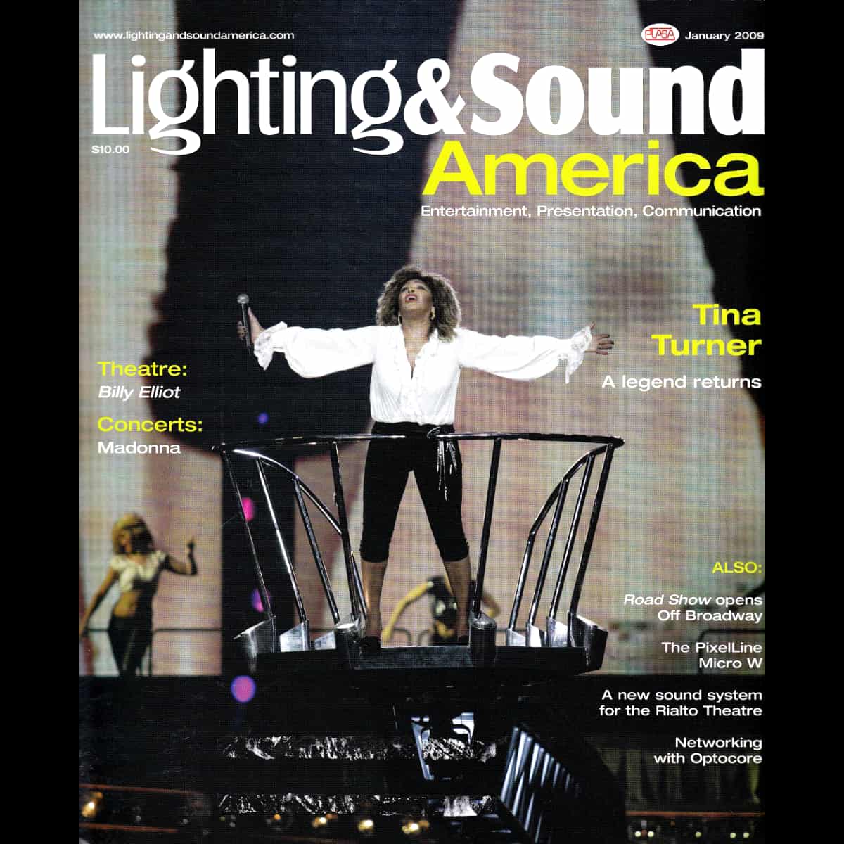 Tina Turner - Lightning & Sound - Magazine