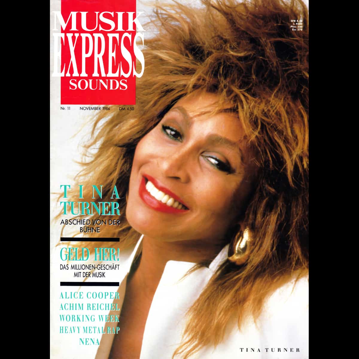 Tina Turner - Musikexpress Sounds - Magazine