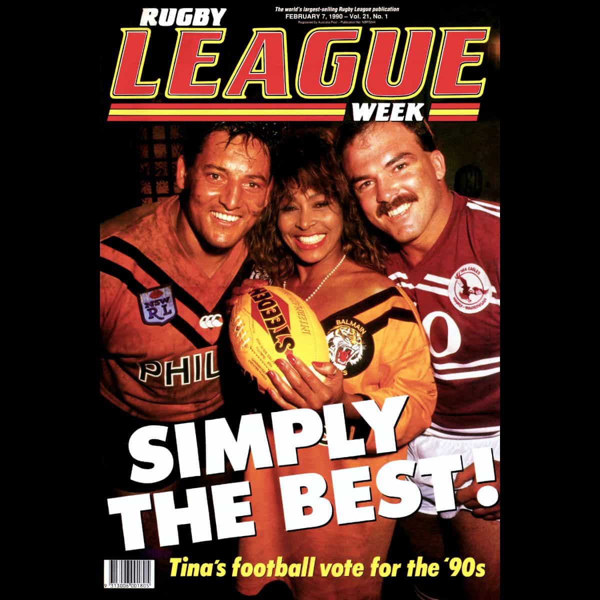 Tina Turner - Rugby League Week - Magazine