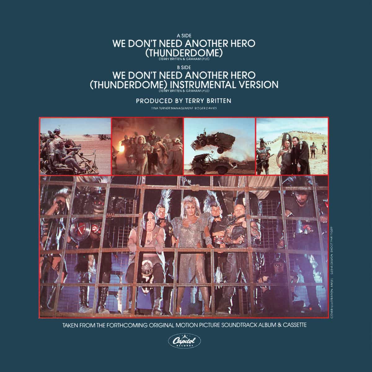 Tina Turner - We Don't Need Another Hero - Back Cover
