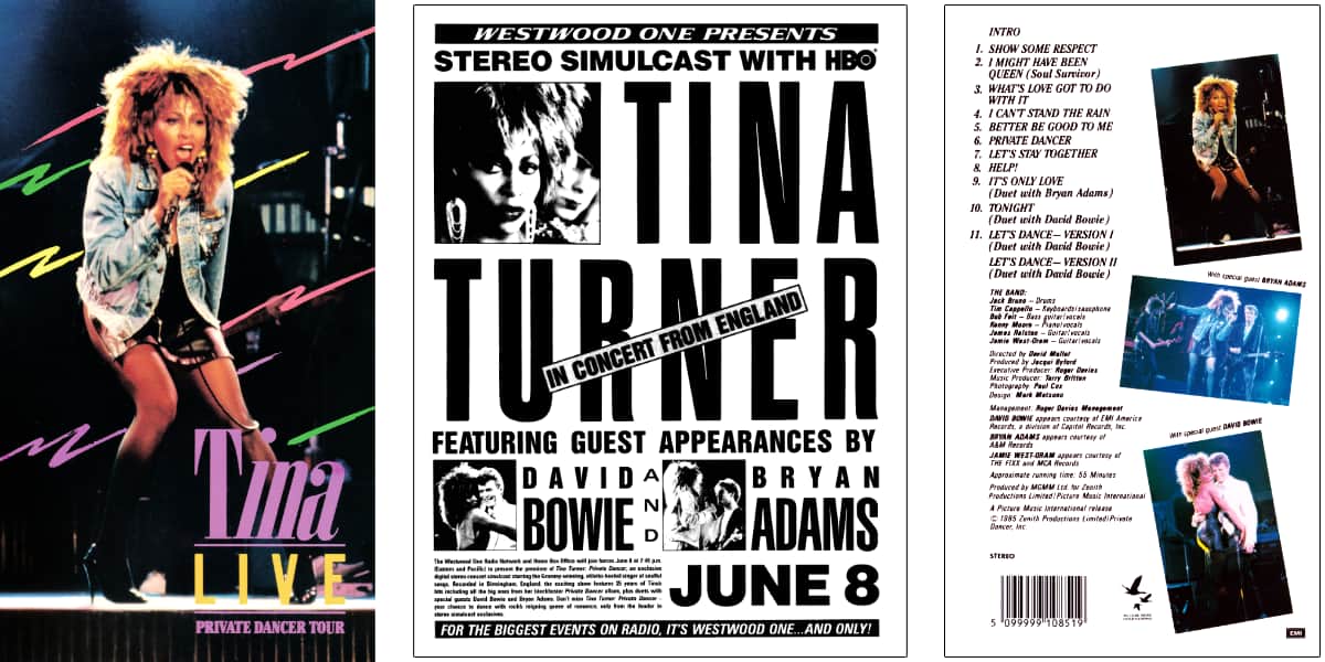 Tina Turner - Private Dancer Tour - Video